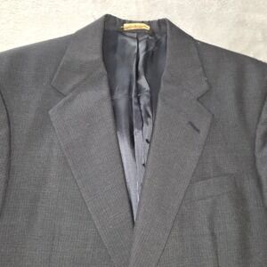 Tom James Mens 42R Jacket Gray Blazer Sport Coat USA Union